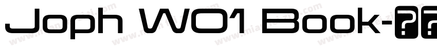 Joph W01 Book字体转换
